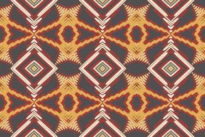 Kurta Pattern Seamless Bandana print silk Motif embroidery, Ikat embroidery Design for Print Texture fabric saree sari carpet. kurta patola saree vector