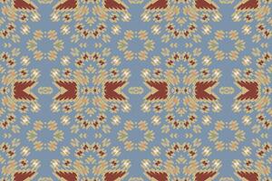 Kurta Pattern Seamless Bandana print silk Motif embroidery, Ikat embroidery Design for Print vyshyvanka placemat quilt sarong sarong beach kurtis Indian motifs vector