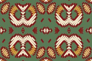 Dhoti Pattern Seamless Scandinavian pattern Motif embroidery, Ikat embroidery Design for Print tie dyeing pillowcase sambal puri kurti mughal architecture vector