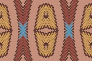 Dhoti Pattern Seamless Scandinavian pattern Motif embroidery, Ikat embroidery Design for Print egyptian pattern tibetan mandala bandanna vector