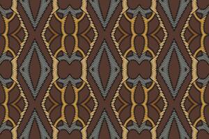 plazo modelo sin costura nativo americano, motivo bordado, ikat bordado diseño para impresión vyshyvanka mantel individual edredón pareo de malasia pareo de malasia playa kurtis indio motivos vector