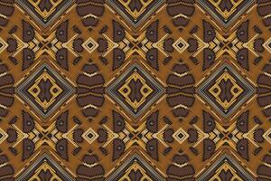 Plazo pattern Seamless Native American, Motif embroidery, Ikat embroidery Design for Print Texture fabric saree sari carpet. kurta patola saree vector