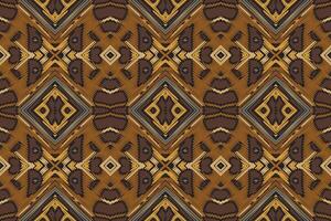 Plazo pattern Seamless Native American, Motif embroidery, Ikat embroidery Design for Print Texture fabric saree sari carpet. kurta patola saree vector