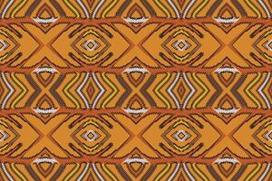 plazo modelo sin costura australiano aborigen modelo motivo bordado, ikat bordado diseño para impresión modelo Clásico flor gente navajo labor de retazos modelo vector