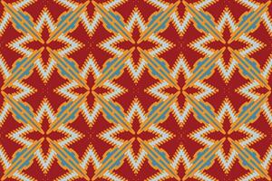 Banarasi Pattern Seamless Bandana print silk Motif embroidery, Ikat embroidery Design for Print kurta pattern mughal motifs tapestry pattern floral repeat vector