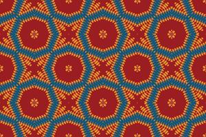 Banarasi Pattern Seamless Bandana print silk Motif embroidery, Ikat embroidery Design for Print pattern vintage flower folk navajo patchwork pattern vector