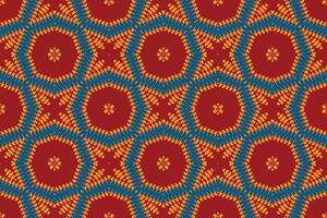 banarasi modelo sin costura pañuelo impresión seda motivo bordado, ikat bordado diseño para impresión modelo Clásico flor gente navajo labor de retazos modelo vector