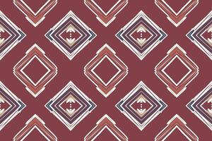 curti modelo sin costura pañuelo impresión seda motivo bordado, ikat bordado diseño para impresión figura tribal tinta en paño patola sari vector