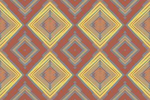 curti modelo sin costura Mughal arquitectura motivo bordado, ikat bordado diseño para impresión 60s cachemir Corbata colorante Damasco ornamento alfombras hipster kurta pijama vector