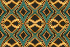 curti modelo sin costura australiano aborigen modelo motivo bordado, ikat bordado diseño para impresión egipcio modelo tibetano mandala pañuelo vector