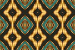 Kurti Pattern Seamless Mughal architecture Motif embroidery, Ikat embroidery Design for Print endless arabesque cloth dupatta shawl bandana print silk kurta men vector