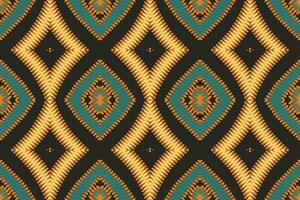 curti modelo sin costura Mughal arquitectura motivo bordado, ikat bordado diseño para impresión interminable arabesco paño dupatta chal pañuelo impresión seda kurta hombres vector