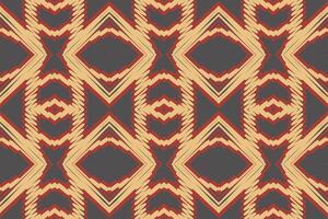 curti modelo sin costura escandinavo modelo motivo bordado, ikat bordado diseño para impresión interminable arabesco paño dupatta chal pañuelo impresión seda kurta hombres vector