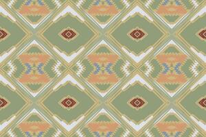 Kurti Pattern Seamless Mughal architecture Motif embroidery, Ikat embroidery Design for Print kurta pattern mughal motifs tapestry pattern floral repeat vector