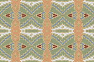Kurti Pattern Seamless Mughal architecture Motif embroidery, Ikat embroidery Design for Print tapestry floral kimono repeat pattern lacing spanish motif vector