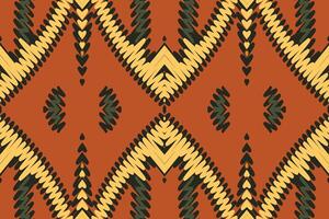 Motif folklore pattern Seamless Native American, Motif embroidery, Ikat embroidery Design for Print Texture fabric saree sari carpet. kurta patola saree vector
