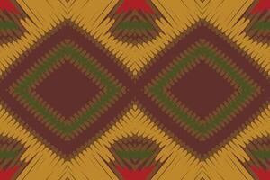 Ghagra Pattern Seamless Mughal architecture Motif embroidery, Ikat embroidery Design for Print scandinavian pattern saree ethnic nativity gypsy pattern vector