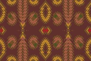 Ghagra Pattern Seamless Mughal architecture Motif embroidery, Ikat embroidery Design for Print figure tribal ink on cloth patola sari vector