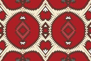 Motif folklore pattern Seamless Native American, Motif embroidery, Ikat embroidery Design for Print pattern vintage flower folk navajo patchwork pattern vector
