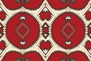 Motif folklore pattern Seamless Native American, Motif embroidery, Ikat embroidery Design for Print pattern vintage flower folk navajo patchwork pattern vector