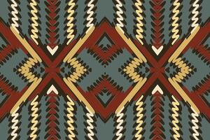 Motif folklore pattern Seamless Scandinavian pattern Motif embroidery, Ikat embroidery Design for Print Texture fabric saree sari carpet. kurta patola saree vector