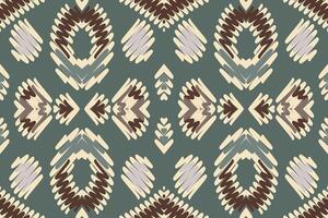 Nordic pattern Seamless Bandana print silk Motif embroidery, Ikat embroidery Design for Print tapestry floral kimono repeat pattern lacing spanish motif vector