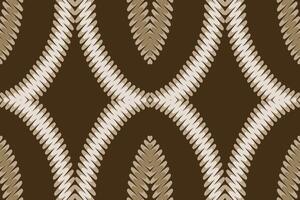 Nordic pattern Seamless Mughal architecture Motif embroidery, Ikat embroidery Design for Print figure tribal ink on cloth patola sari vector