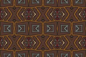 Navajo pattern Seamless Mughal architecture Motif embroidery, Ikat embroidery Design for Print scandinavian pattern saree ethnic nativity gypsy pattern vector