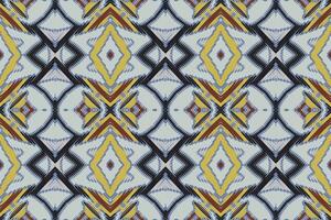 Navajo pattern Seamless Mughal architecture Motif embroidery, Ikat embroidery Design for Print scandinavian pattern saree ethnic nativity gypsy pattern vector
