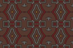 Navajo pattern Seamless Mughal architecture Motif embroidery, Ikat embroidery Design for Print figure tribal ink on cloth patola sari vector