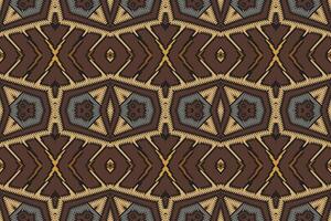 Navajo pattern Seamless Mughal architecture Motif embroidery, Ikat embroidery Design for Print indonesian batik motif embroidery native american kurta mughal design vector