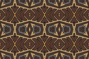 navajo modelo sin costura Mughal arquitectura motivo bordado, ikat bordado diseño para impresión indonesio batik motivo bordado nativo americano kurta Mughal diseño vector