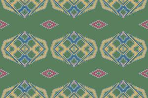 Patchwork pattern Seamless Bandana print silk Motif embroidery, Ikat embroidery Design for Print indonesian batik motif embroidery native american kurta mughal design vector