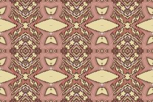 Patchwork pattern Seamless Bandana print silk Motif embroidery, Ikat embroidery Design for Print tie dyeing pillowcase sambal puri kurti mughal architecture vector