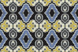 Tie dye Pattern Seamless Bandana print silk Motif embroidery, Ikat embroidery Design for Print tie dyeing pillowcase sambal puri kurti mughal architecture vector