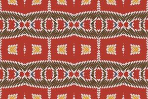 Corbata colorante modelo sin costura pañuelo impresión seda motivo bordado, ikat bordado diseño para impresión textura tela sari sari alfombra. kurta patola sari vector