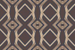 Tie dye Pattern Seamless Mughal architecture Motif embroidery, Ikat embroidery Design for Print endless arabesque cloth dupatta shawl bandana print silk kurta men vector