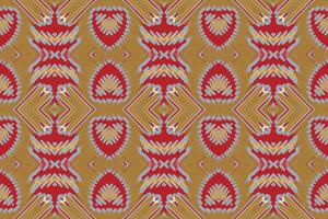 Tie dye Pattern Seamless Mughal architecture Motif embroidery, Ikat embroidery Design for Print kurta pattern mughal motifs tapestry pattern floral repeat vector