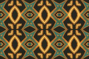 barroco modelo sin costura pañuelo impresión seda motivo bordado, ikat bordado diseño para impresión textura tela sari sari alfombra. kurta patola sari vector