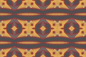 barroco modelo sin costura australiano aborigen modelo motivo bordado, ikat bordado diseño para impresión indígena Arte aborigen Arte modelo floral curti Mughal frontera vector