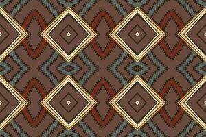 barroco modelo sin costura australiano aborigen modelo motivo bordado, ikat bordado diseño para impresión egipcio modelo tibetano mandala pañuelo vector