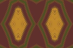 dupatta modelo sin costura pañuelo impresión seda motivo bordado, ikat bordado diseño para impresión figura tribal tinta en paño patola sari vector