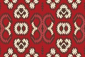Dupatta pattern Seamless Mughal architecture Motif embroidery, Ikat embroidery Design for Print pattern vintage flower folk navajo patchwork pattern vector