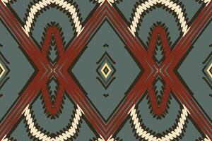 antiguo patrones sin costura australiano aborigen modelo motivo bordado, ikat bordado diseño para impresión textura tela sari sari alfombra. kurta patola sari vector