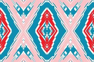 Ancient patterns Seamless Bandana print silk Motif embroidery, Ikat embroidery Design for Print figure tribal ink on cloth patola sari vector
