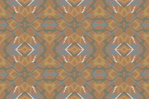 Fashion pattern Seamless Mughal architecture Motif embroidery, Ikat embroidery Design for Print scarf hijab pattern kerchief ikat Silk kurti model mughal patterns vector