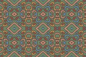 Fashion pattern Seamless Mughal architecture Motif embroidery, Ikat embroidery Design for Print kurta pattern mughal motifs tapestry pattern floral repeat vector