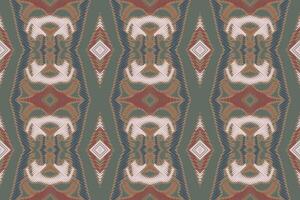 Tissue Dupatta Seamless Bandana print silk Motif embroidery, Ikat embroidery Design for Print Texture fabric saree sari carpet. kurta patola saree vector
