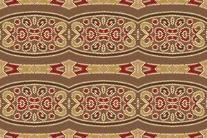 Tissue Dupatta Seamless Australian aboriginal pattern Motif embroidery, Ikat embroidery Design for Print pattern vintage flower folk navajo patchwork pattern vector