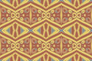 Tissue Dupatta Seamless Mughal architecture Motif embroidery, Ikat embroidery Design for Print pattern vintage flower folk navajo patchwork pattern vector